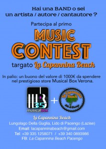 Music Contest _ La Capannina Beach Pacengo
