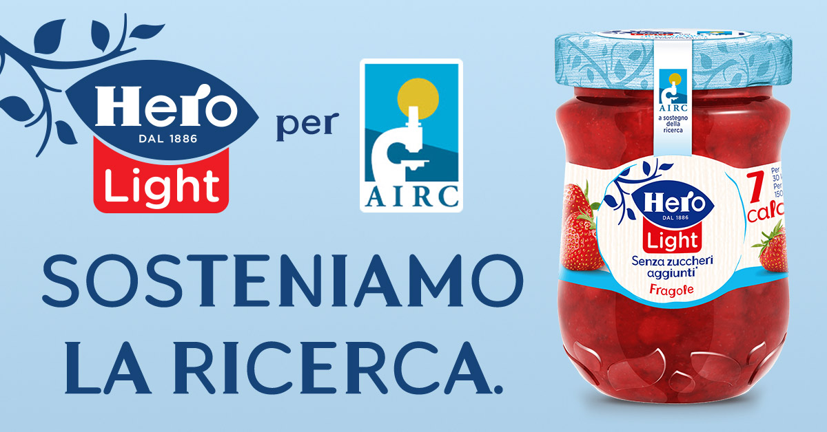 Marmellate e confetture Hero Light per AIRC - Radio Pico