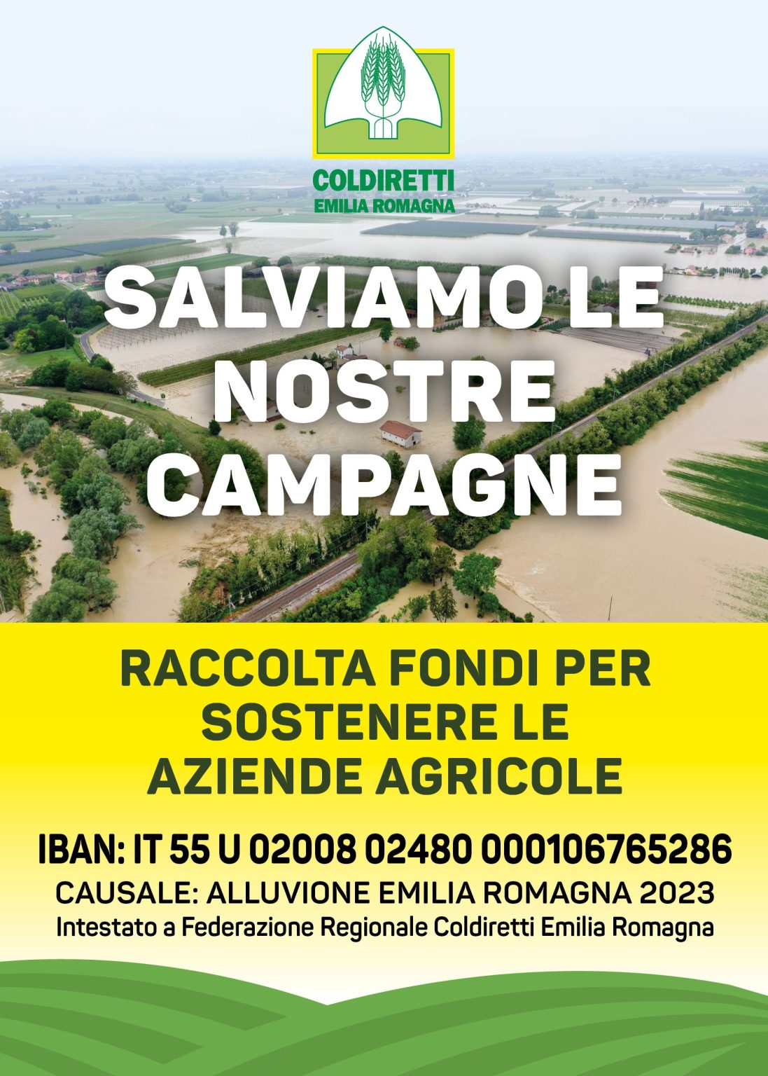 Coldiretti parte la raccolta fondi per gli agricoltori alluvionati