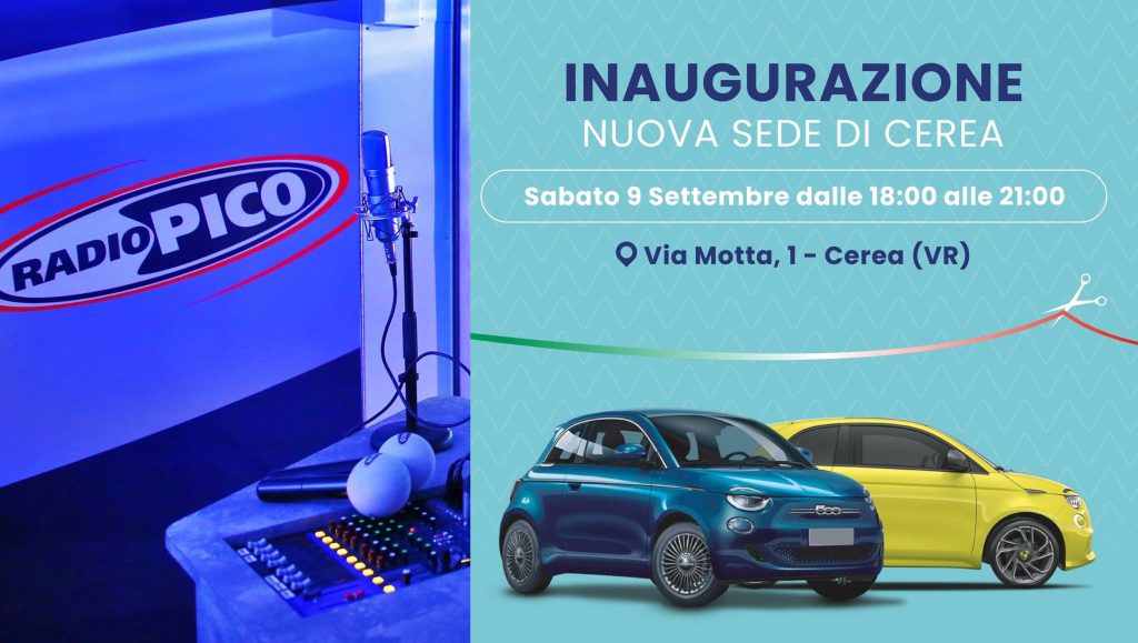 Grande festa con Radio Pico per Autoteam 9 a Cerea il 9 settembre