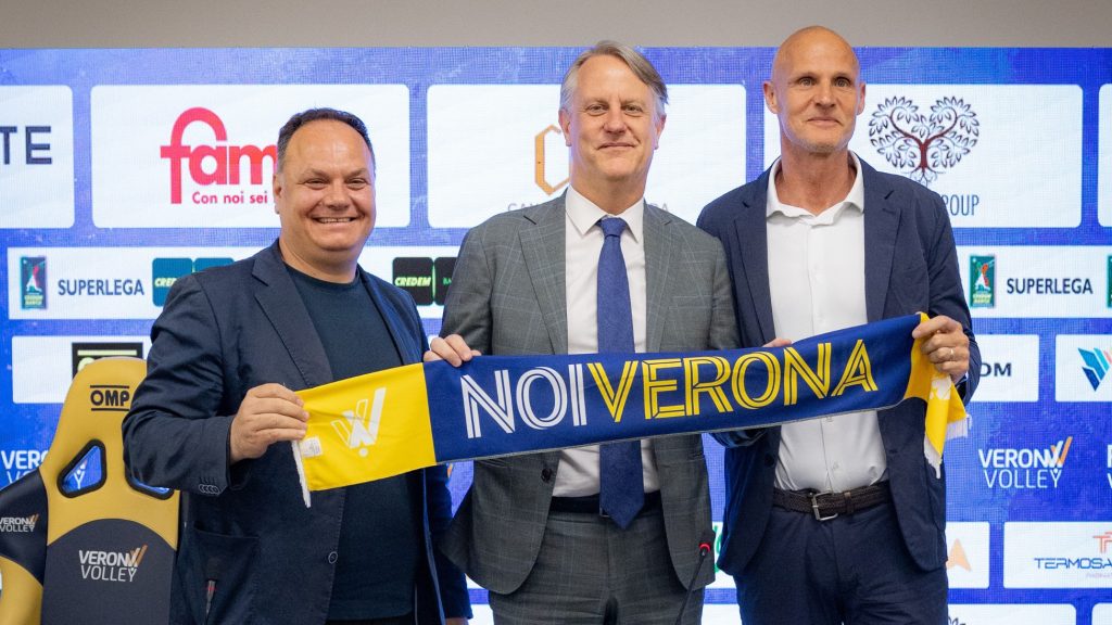 Rana Verona Volley presenta il suo nuovo viceallenatore Matteo De Cecco